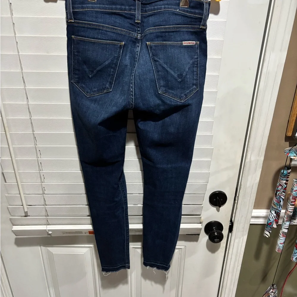 Hudson Dark Blue Skinny Jeans - Picture 3 of 11